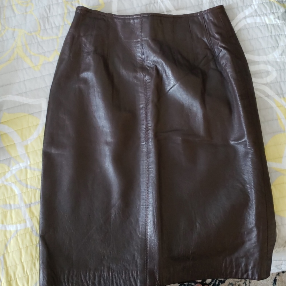 True Leather skirt